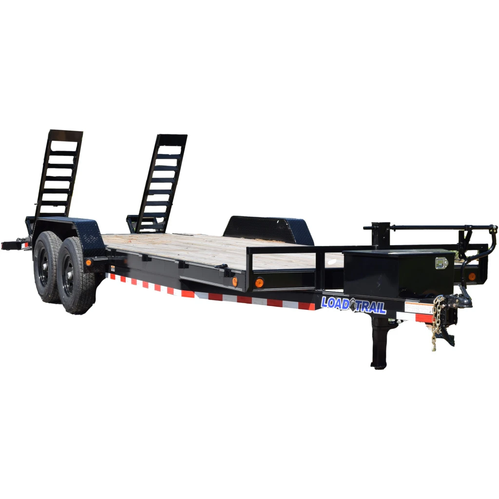 LT607 Load Trail 7X22 Car Hauler 14K W/ Fold Ramps