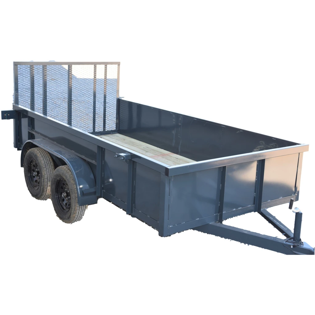 CA125 Caliber 6x12 Utility Trailer HD TA W/ Solid Sides