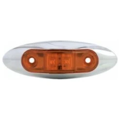 Uriah Amber LED Marker & Clearance Light With Bezel #UL168100